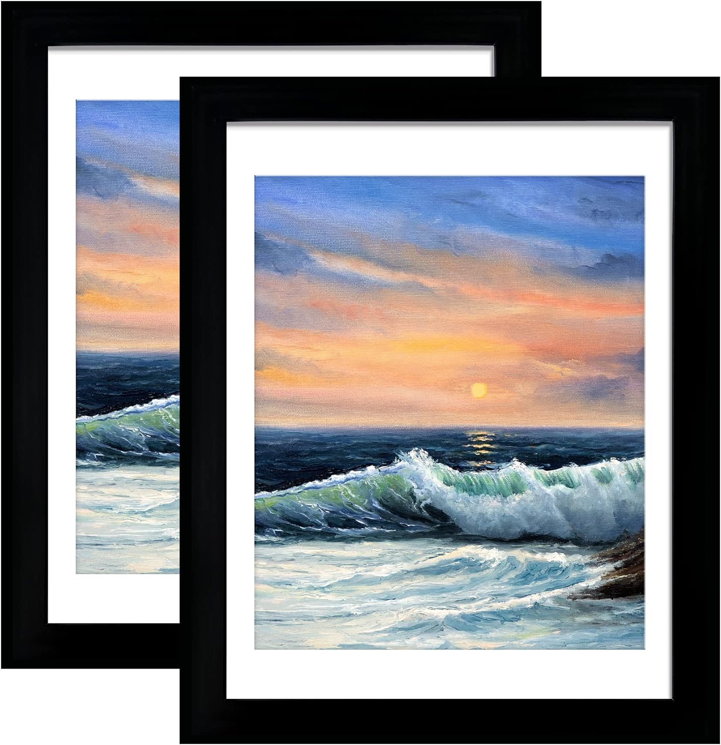 LUCKYLIFE 18x24 Frame in Black, Gallery Frame for Wall Mounting, 2 Pack Black 18...