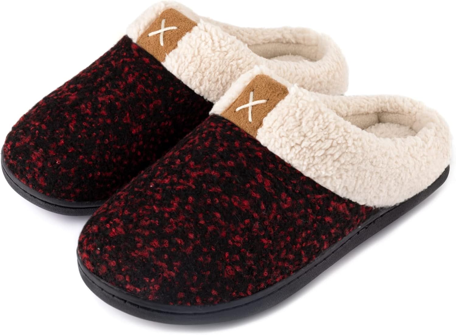 ULTRAIDEAS Women's Indoor Bedroom Slipper with Memory Foam, Gift for Women, Wool...