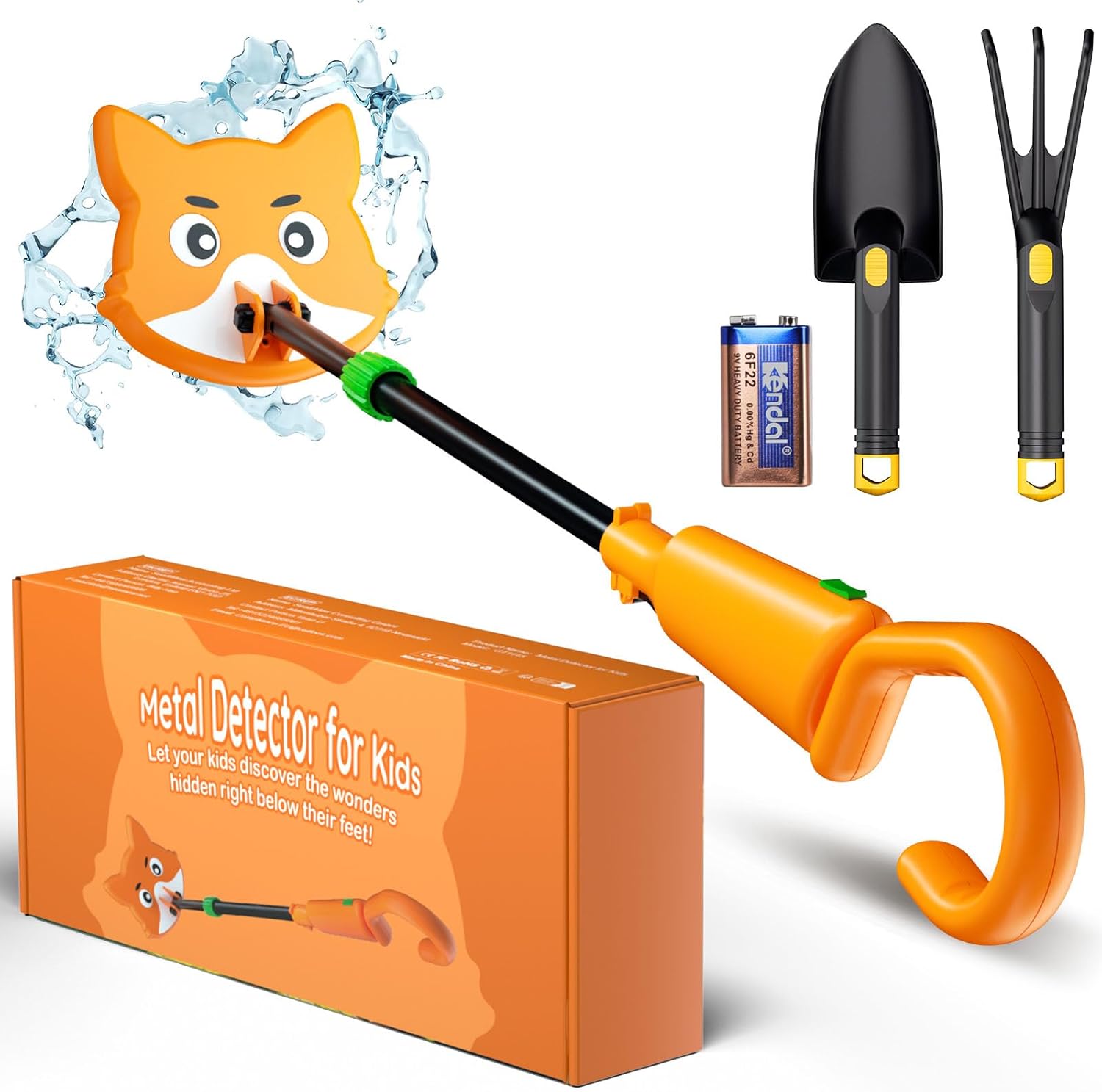 Metal Detector for Kids - Lightweight Kids Metal Detector with Waterproof Search...