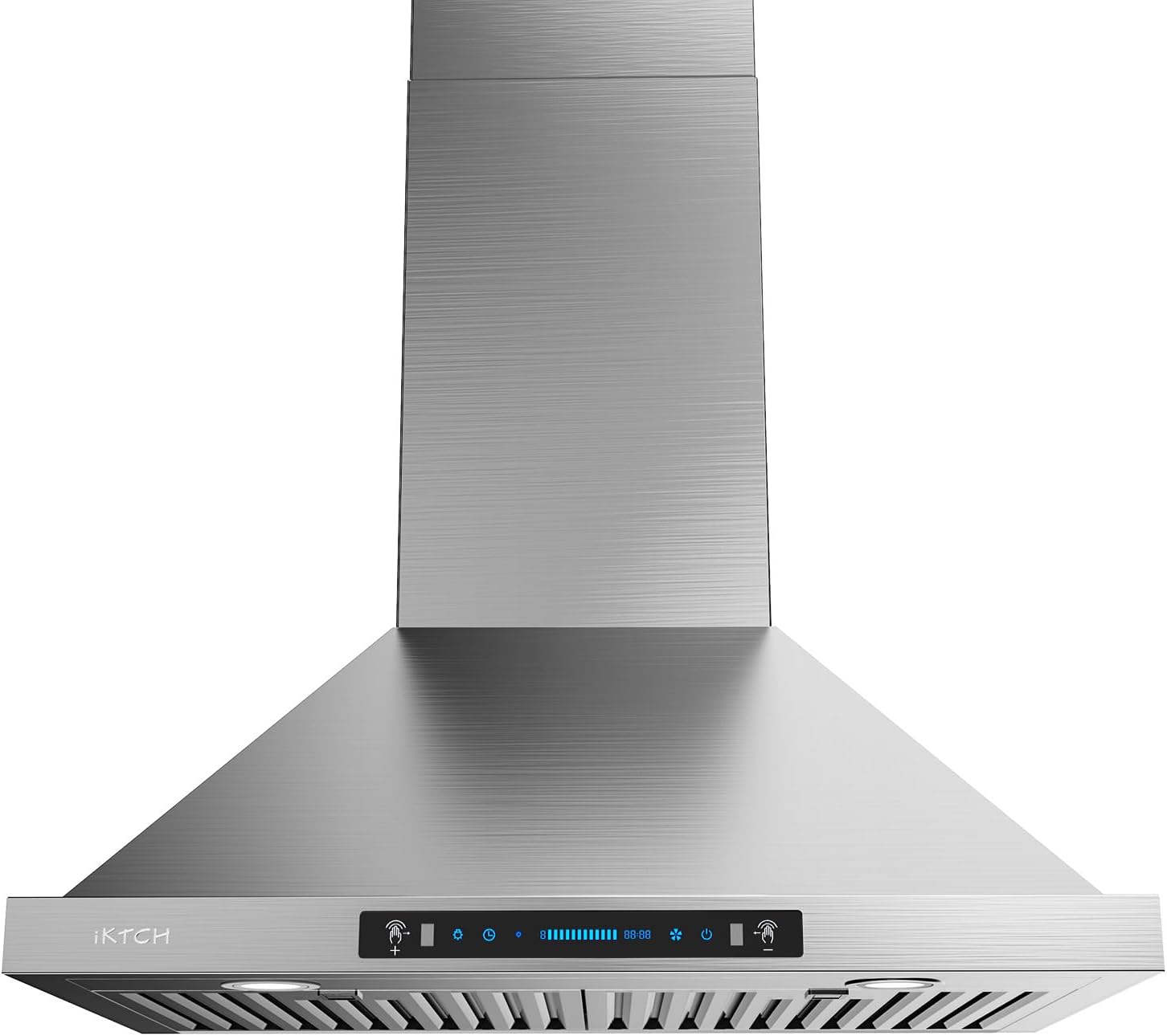 IKTCH 30-inch Wall Mount Range Hood 900 CFM Ducted/Ductless Convertible, Kitchen...