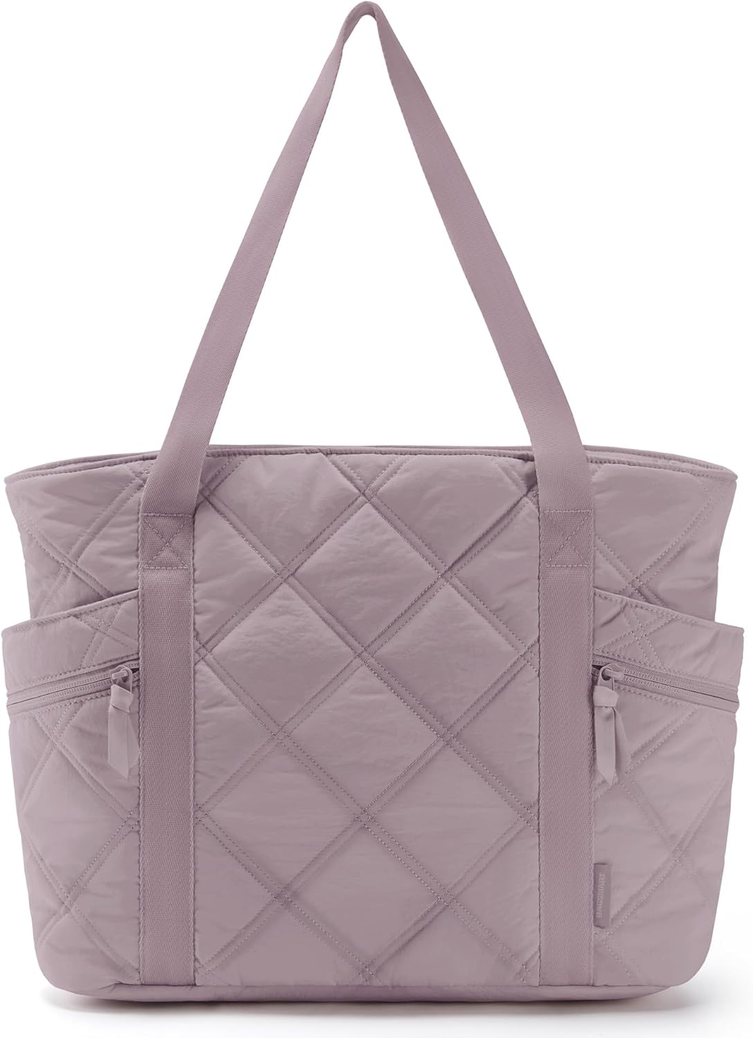 BAGSMART Tote Bag for Women, Puffer Tote Bags with Zipper, Travel Essentials Qui...