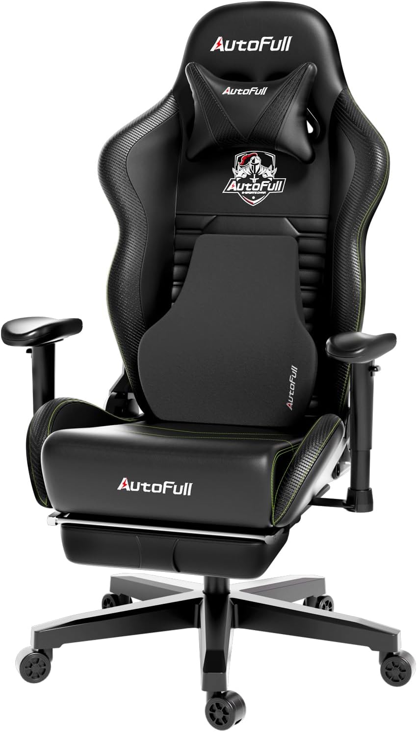 AutoFull Gaming Chair, Racing Style Gaming Chair with Ergonomic Lumbar Support,A...