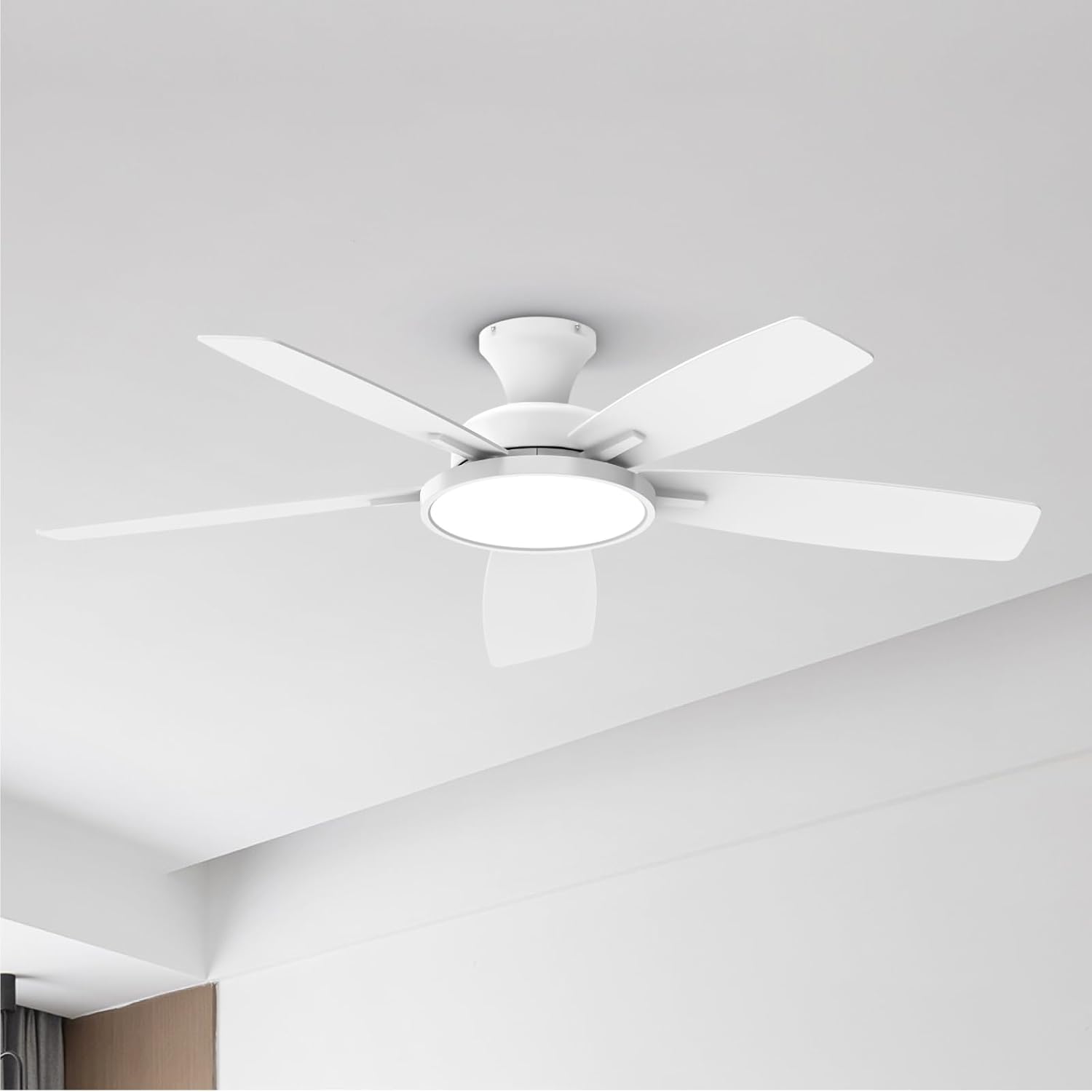 TALOYA 52 inch Ceiling Fans with Lights,Remote Control Multifunctional Quiet Fan...
