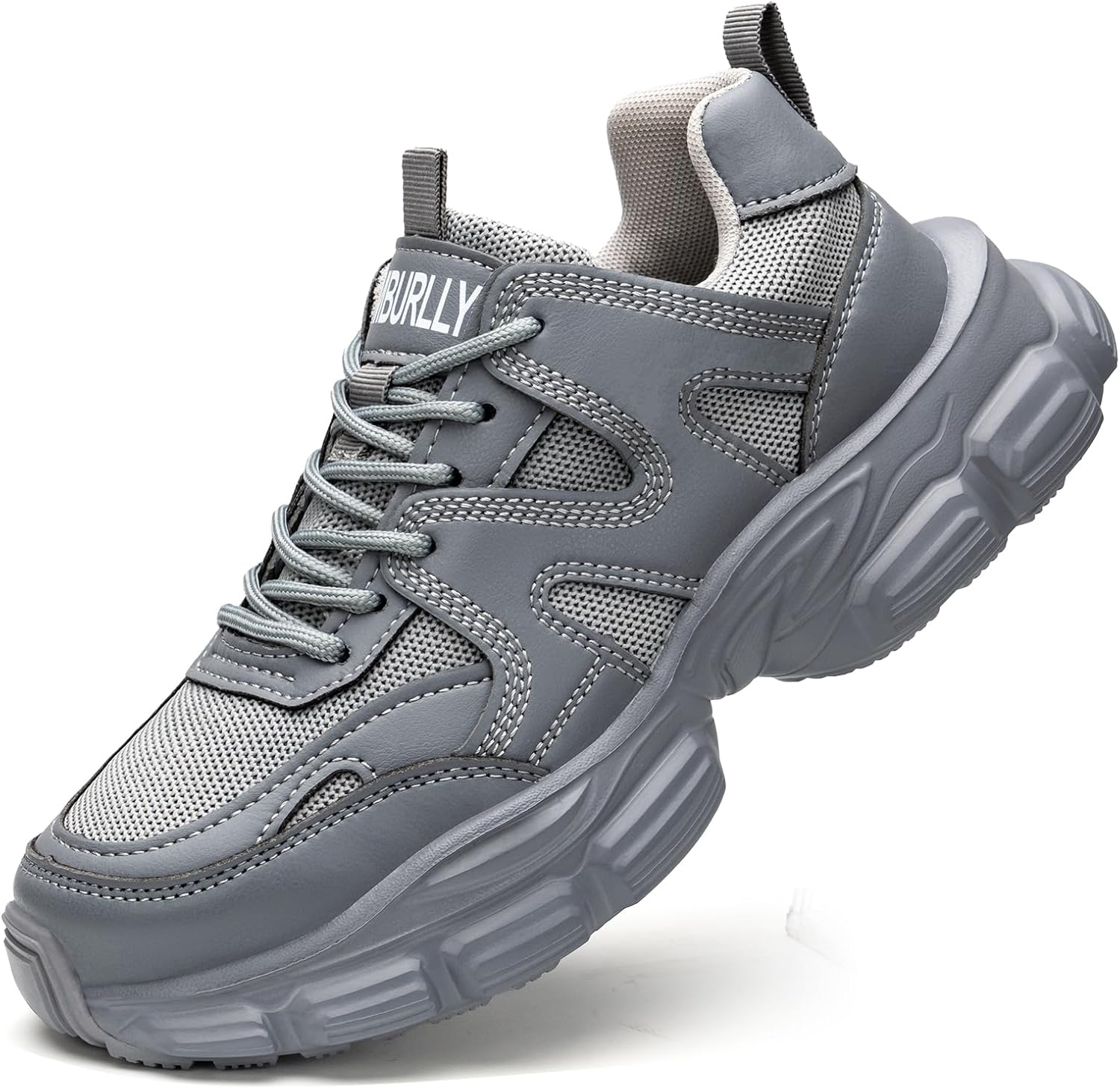 Steel Toe Shoes for Women Wide Non Slip Work Shoes Comfortable Safety Shoes for...