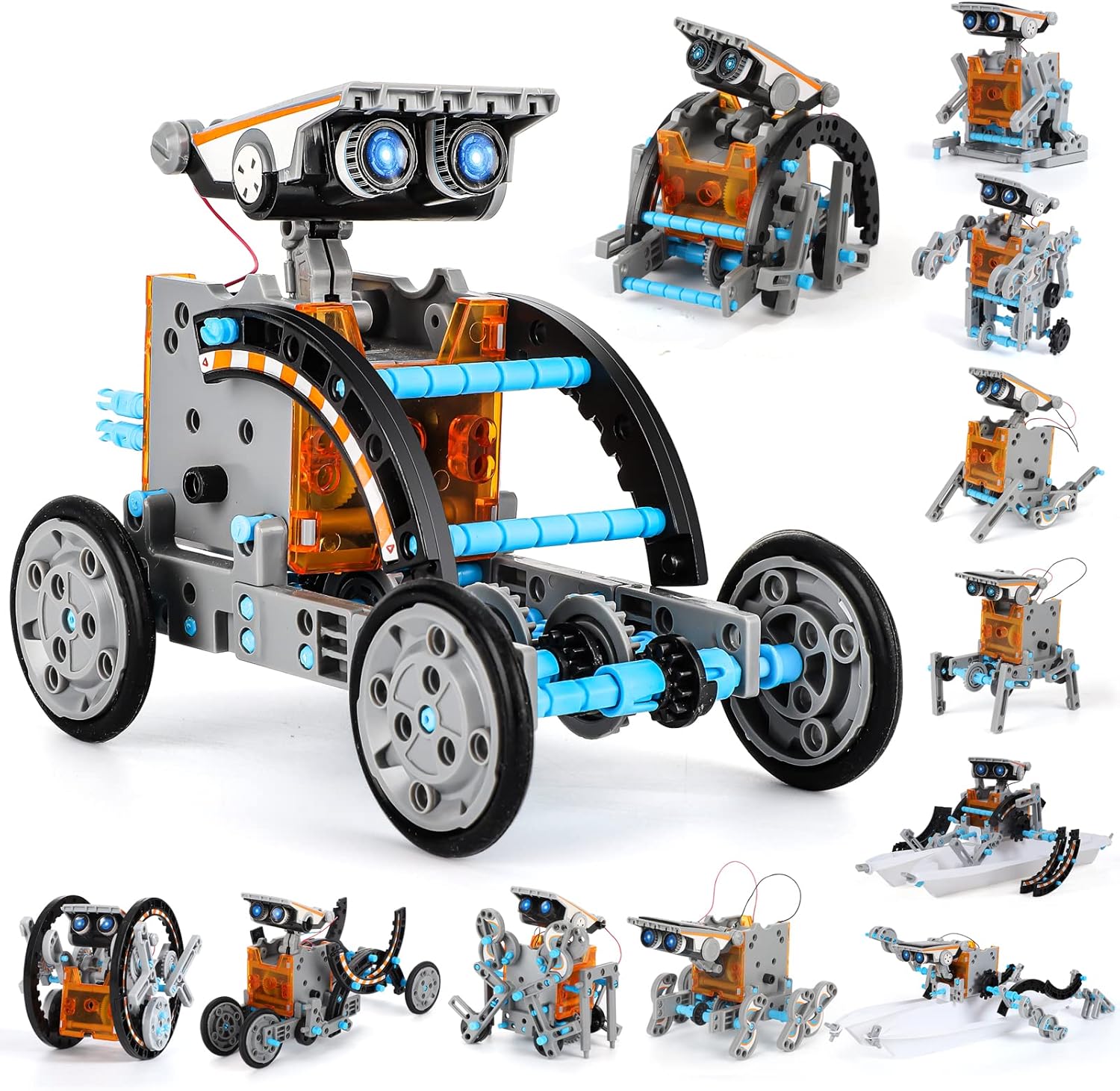 Lucky Doug Toys for Ages 8-13, 12-in-1 STEM Solar...