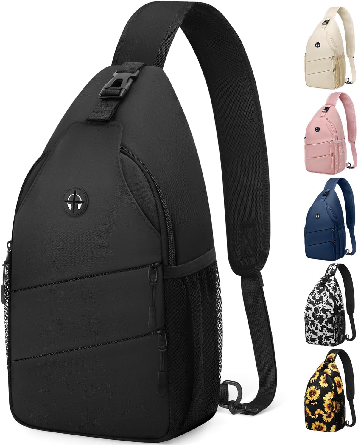 Crossbody Bags for Women Men Trendy Sling Bag Bakpack Casual Chest Bag with Conv...