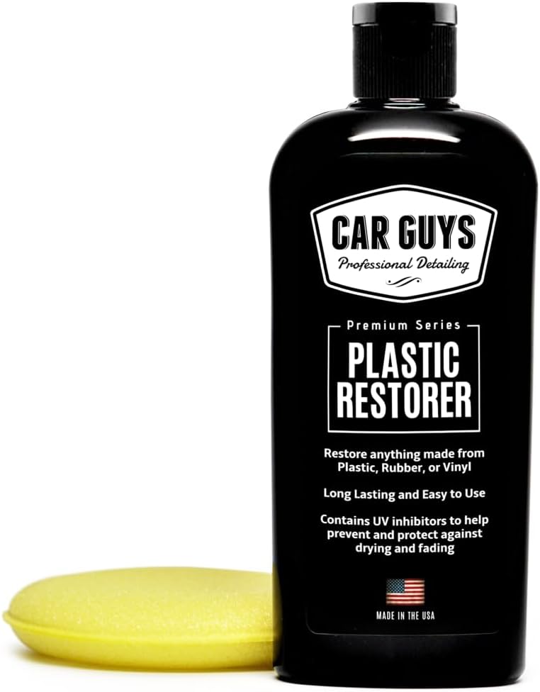 CAR GUYS Plastic Restorer | Bring Plastic, Rubber, and Vinyl Back to Life! | Use...
