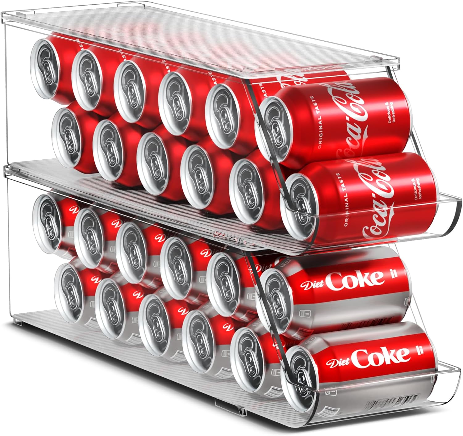 Sorbus Soda Can Organizer for Refrigerator Stackab...
