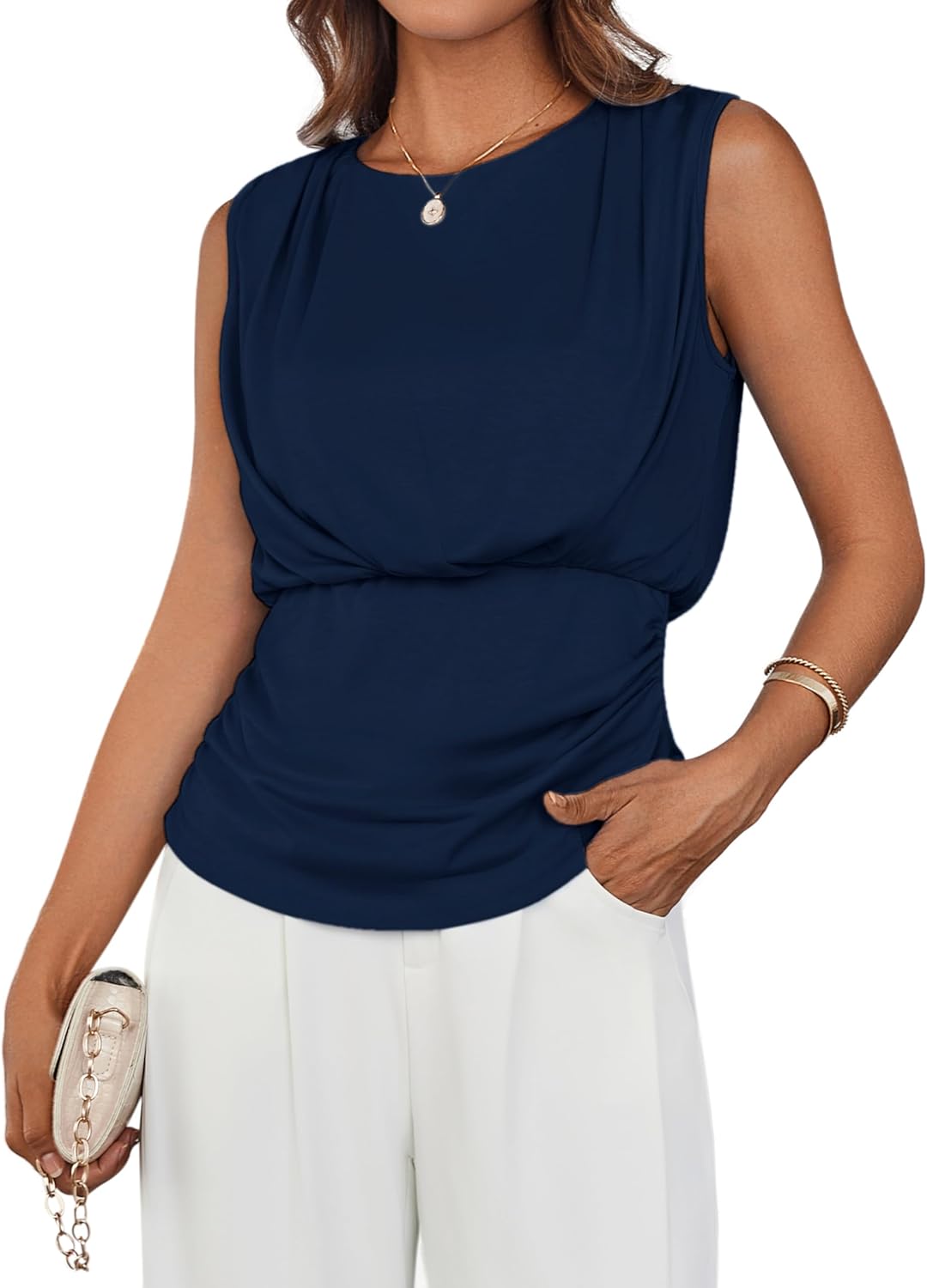 GRACE KARIN Women's Summer Tank Top Sleeveless Business Casual Basic Trendy Dres...