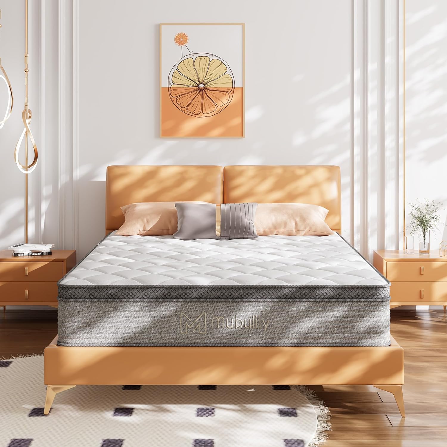 Queen Mattress, 12 Inch Cooling-Gel Memory Foam in a Box, Motion Isolation Indiv...