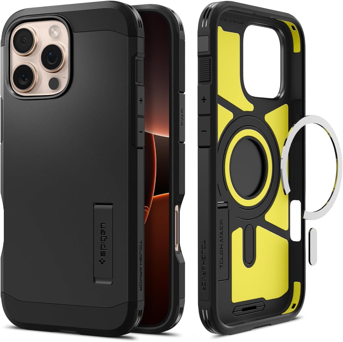 Spigen Tough Armor (Ai) MagFit Designed for iPhone 16 Pro Max Case [Kickstand] [...