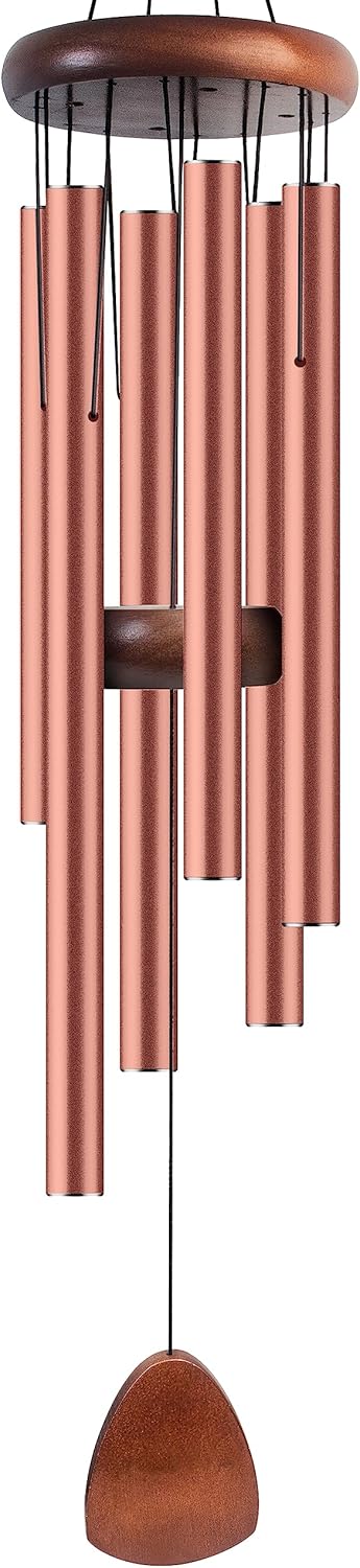 Large Aluminium Wind Chimes Outdoor, 37'' Inches Deep Tone Wind Chimes for Outsi...