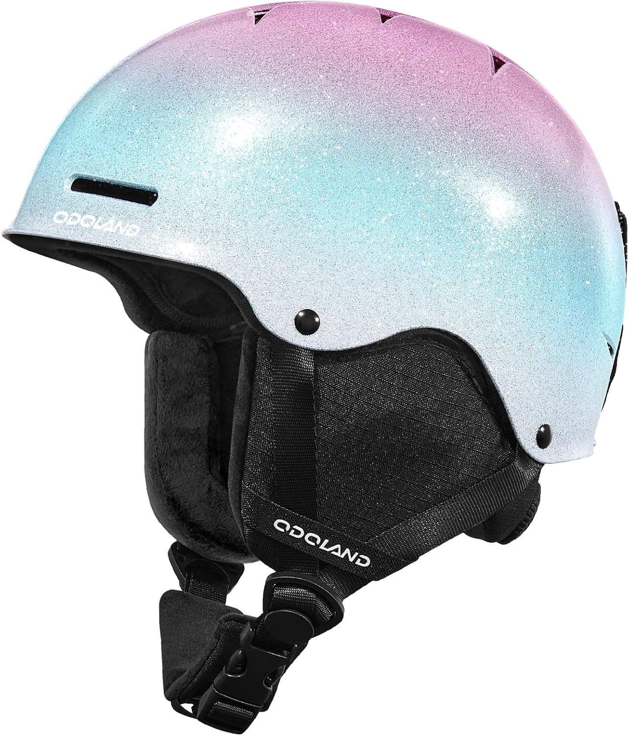 Odoland Ski Helmet, Shinning Snowboard Adult Helmet, 10 Cooling Vents, Dial Fit...