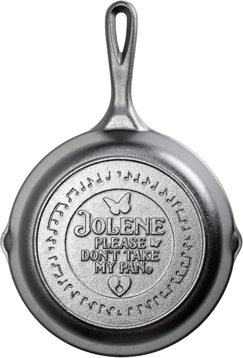 Lodge 8 Inch Dolly Parton Pre-Seasoned Cast Iron Stamped Skillet - Signature Tea...