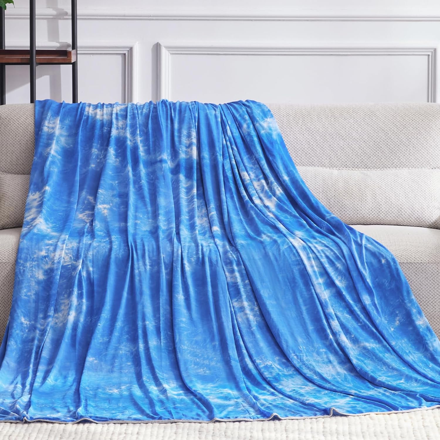 Guohaoi Cooling Throw Blanket for Hot Sleepers,Decortive Tie Dye,Arc-Chill Q-Max...