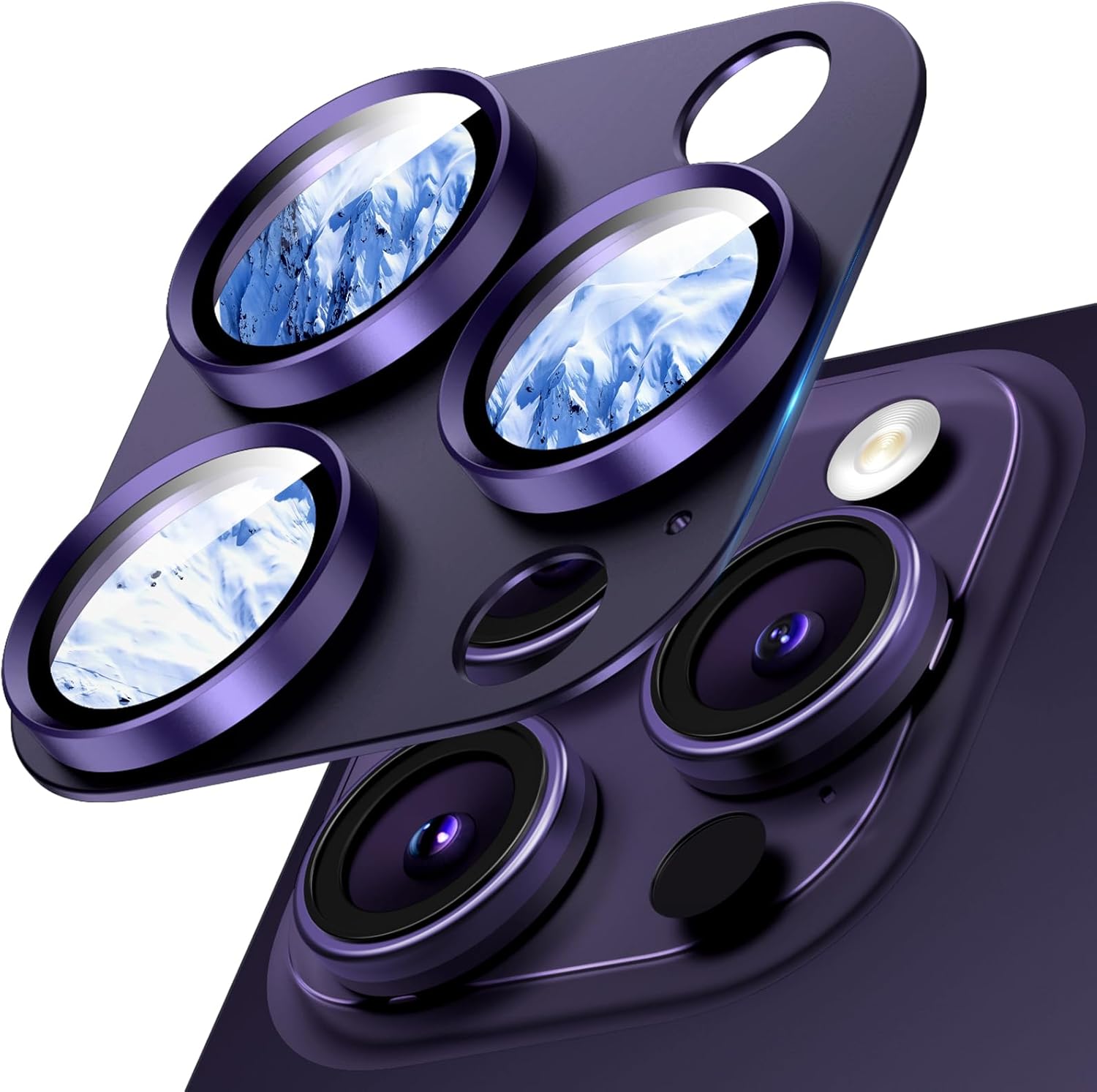 Camera Lens Protector for iPhone 16 Pro Max/16 Pro/iPhone 15 Pro Max/15 Pro/iPho...