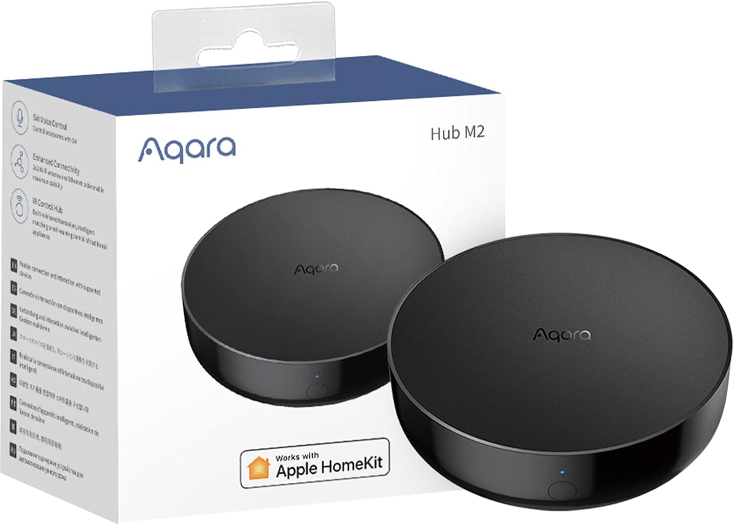 Aqara Smart Hub M2 (2.4 GHz Wi-Fi Required), Smart Home Bridge for Alarm System,...