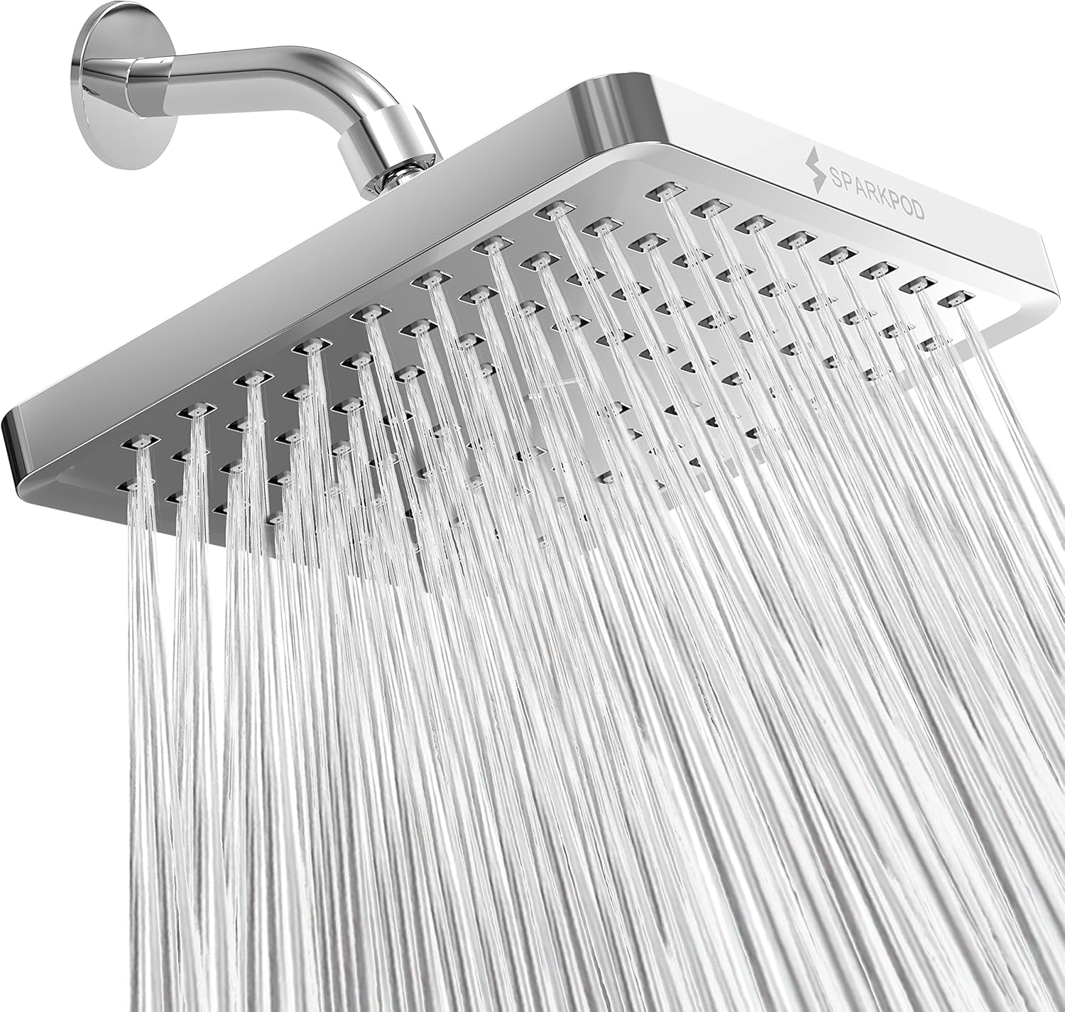 SparkPod Shower Head - High Pressure Rain - Premium Quality Luxury Design - 1-Mi...