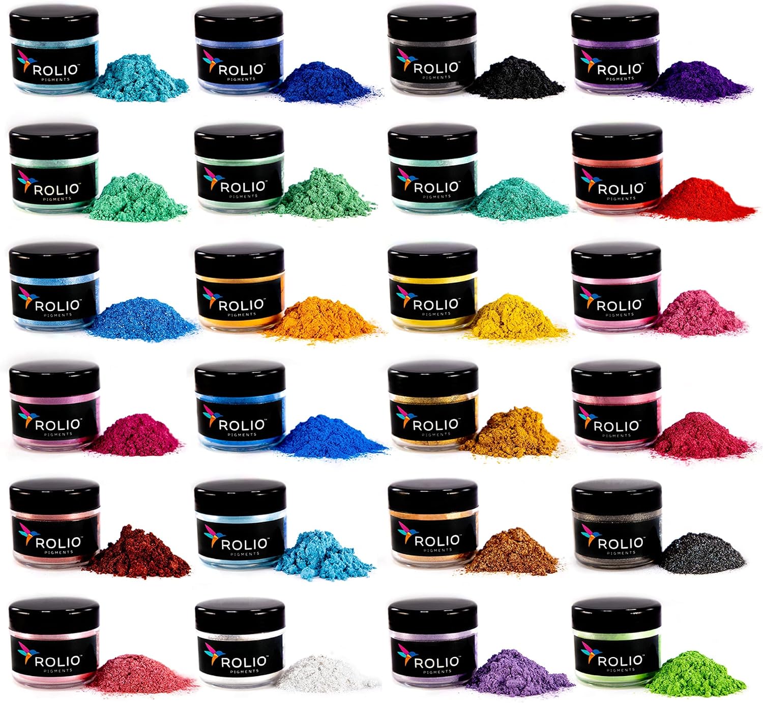 Premium Mica Powder Pearlescent Color Pigment - Art Set for Epoxy Resin - for So...