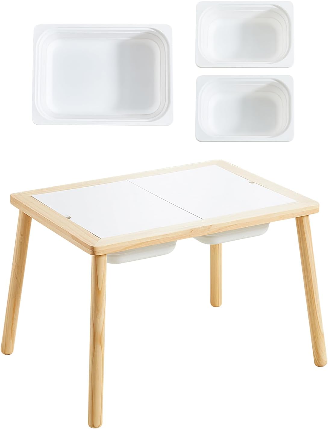 Beright Kids Table, Play Sand Table Indoor Sensory...
