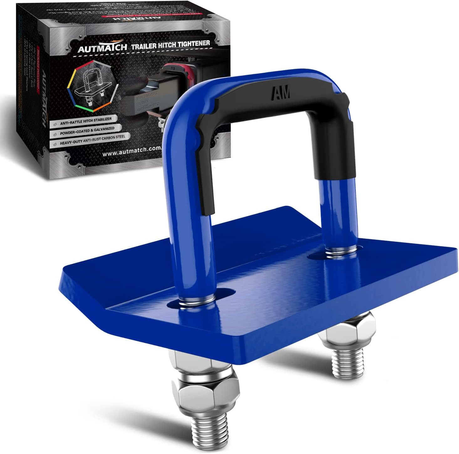 AUTMATCH Hitch Tightener Anti-Rattle Clamp, Heavy Duty Hitch Stabilizer for 1.25...