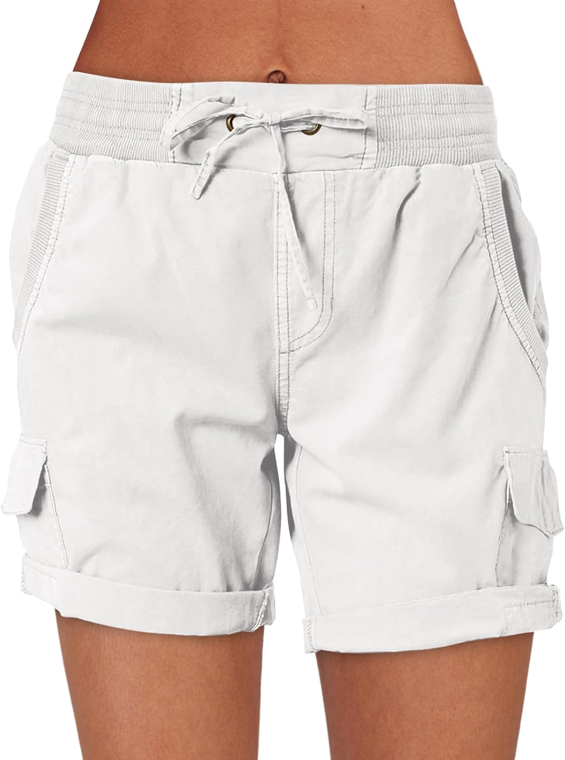 ANRABESS Womens Summer Shorts 2025 Dressy Casual Hiking Cargo Shorts Trendy Outd...