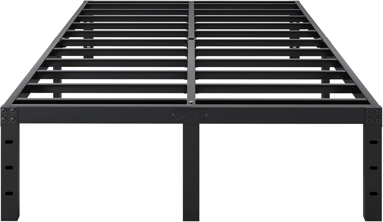 Full Bed Frame 16 Inch - Sturdy Platform Bed Frame No Box Spring Needed Heavy Du...