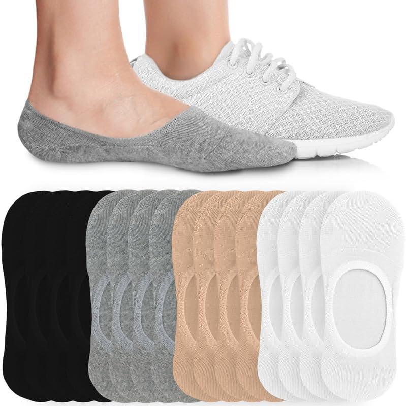 Eedor No Show Socks Womens Invisible Liner, Non Slip & Low Cut, Casual & Formal...