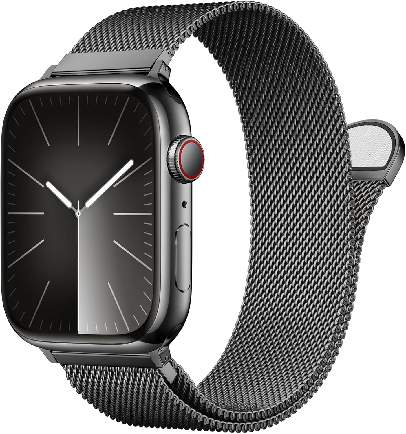 Stainless Steel Milanese Loop Compatible with Apple Watch Band 46mm 42mm 44mm 45...