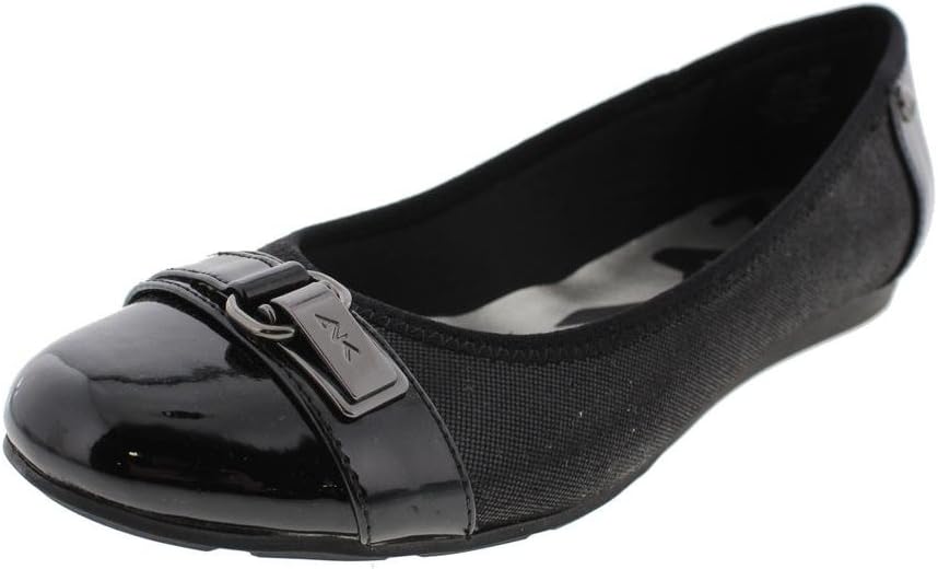 Anne Klein Women's Able Ballet Flat 10.5 Black
