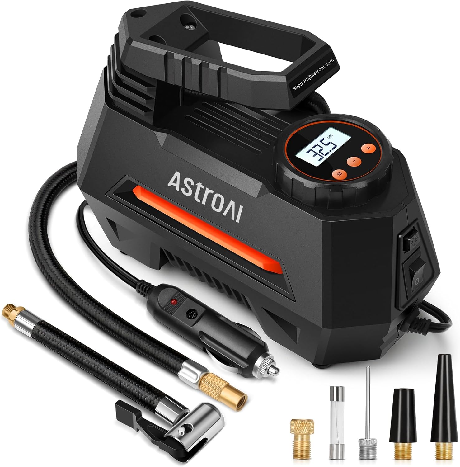 AstroAI Tire Inflator Portable Air Compressor Tire Air Pump for Car Tires - Car...