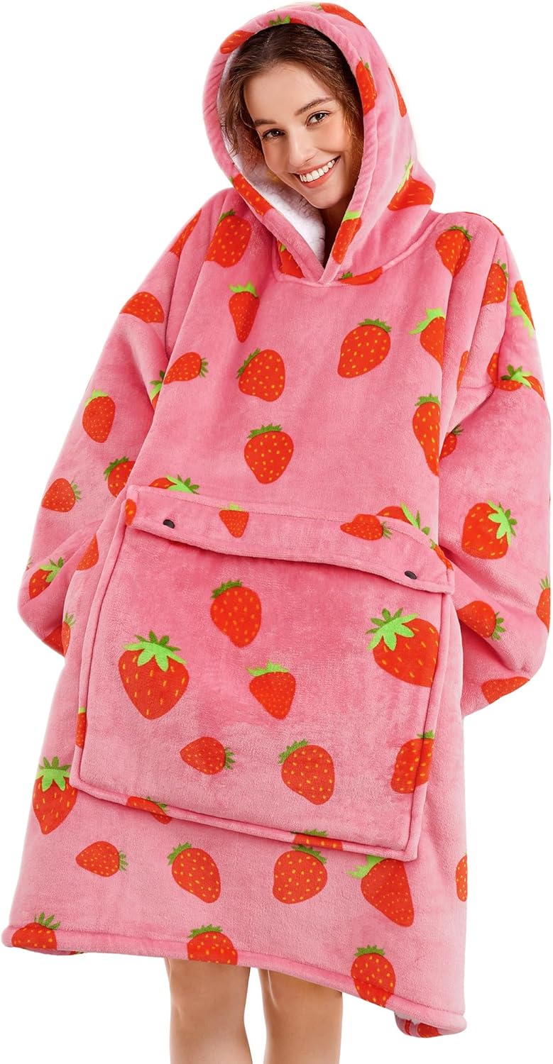 Narecte Kids Hoodie Blanket Year Old Girl Birthday Gifts for Kids Toddler Wearab...