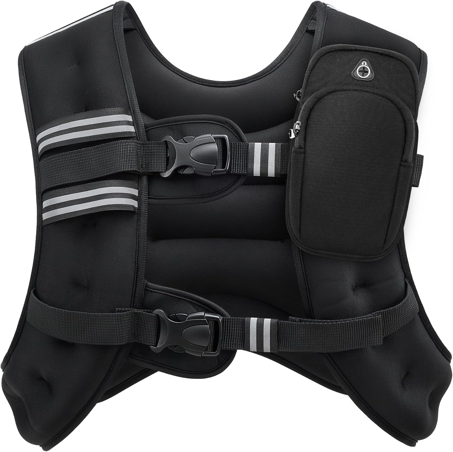 ZELUS Weighted Vest, 6lb/8lb/12lb/16lb/20lb/25lb/30lb Weight Vest with Reflectiv...