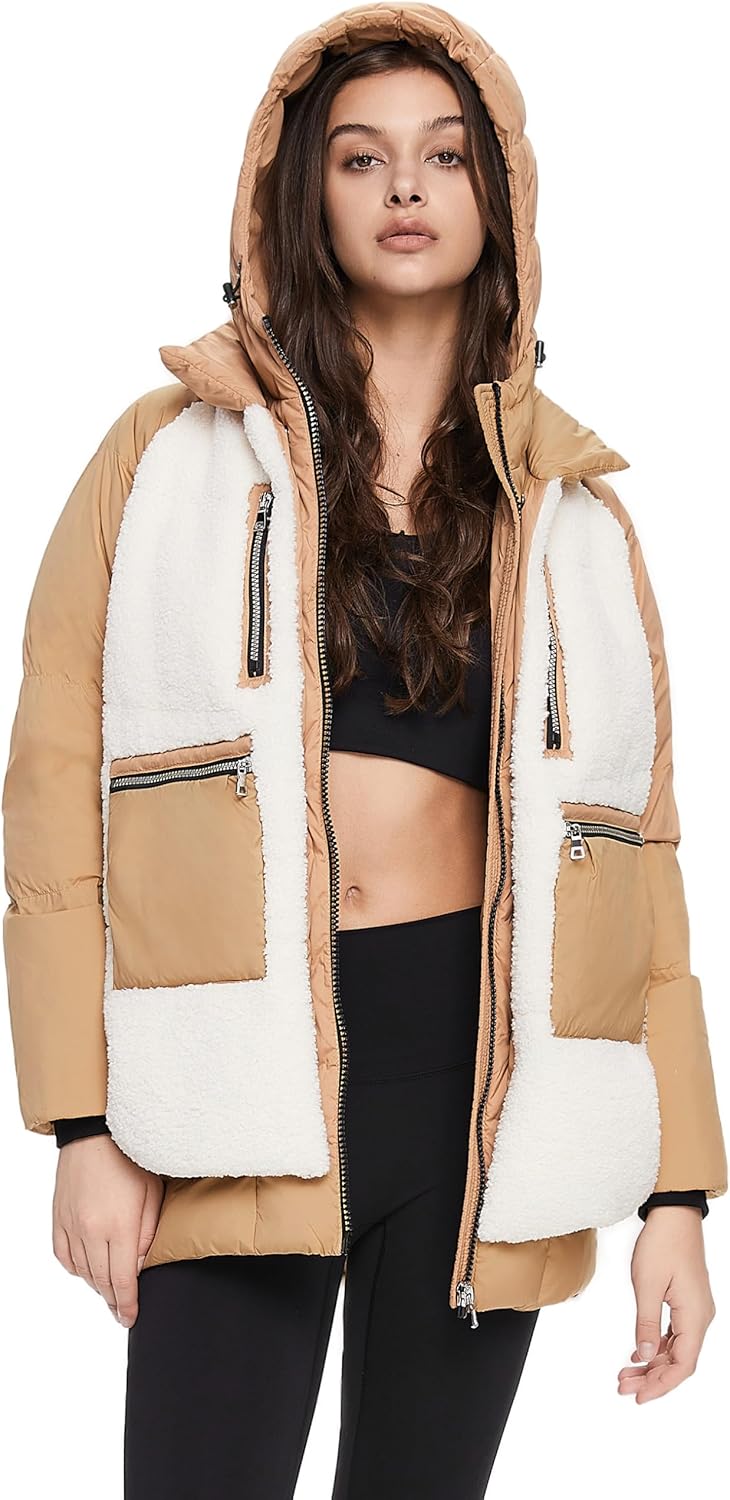 Orolay Women's Thickened Winter Down Coat Windproof Hooded Puffer Jacket with 6...