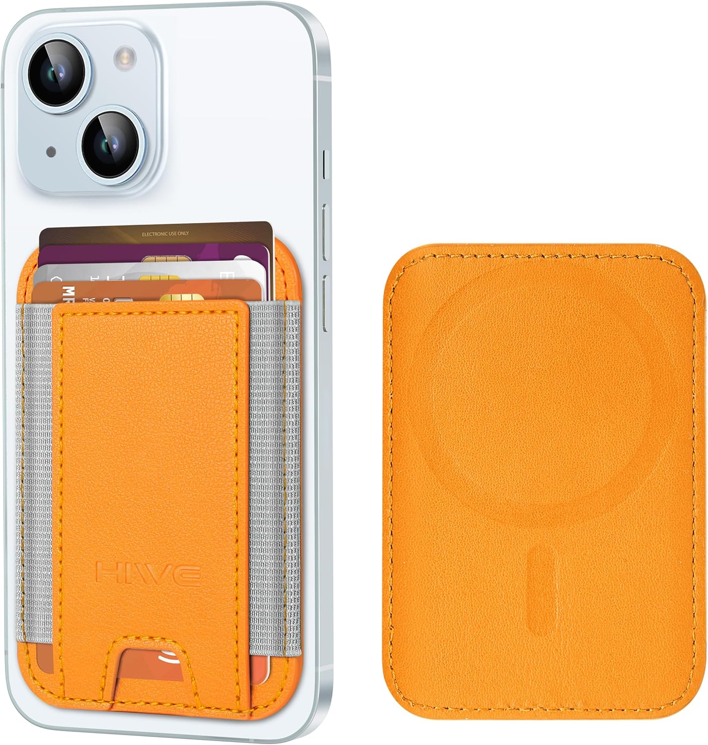 HiWe for MagSafe Wallet, Strongest Magnetic Wallet for iPhone 16/15/14/13/12 Ser...