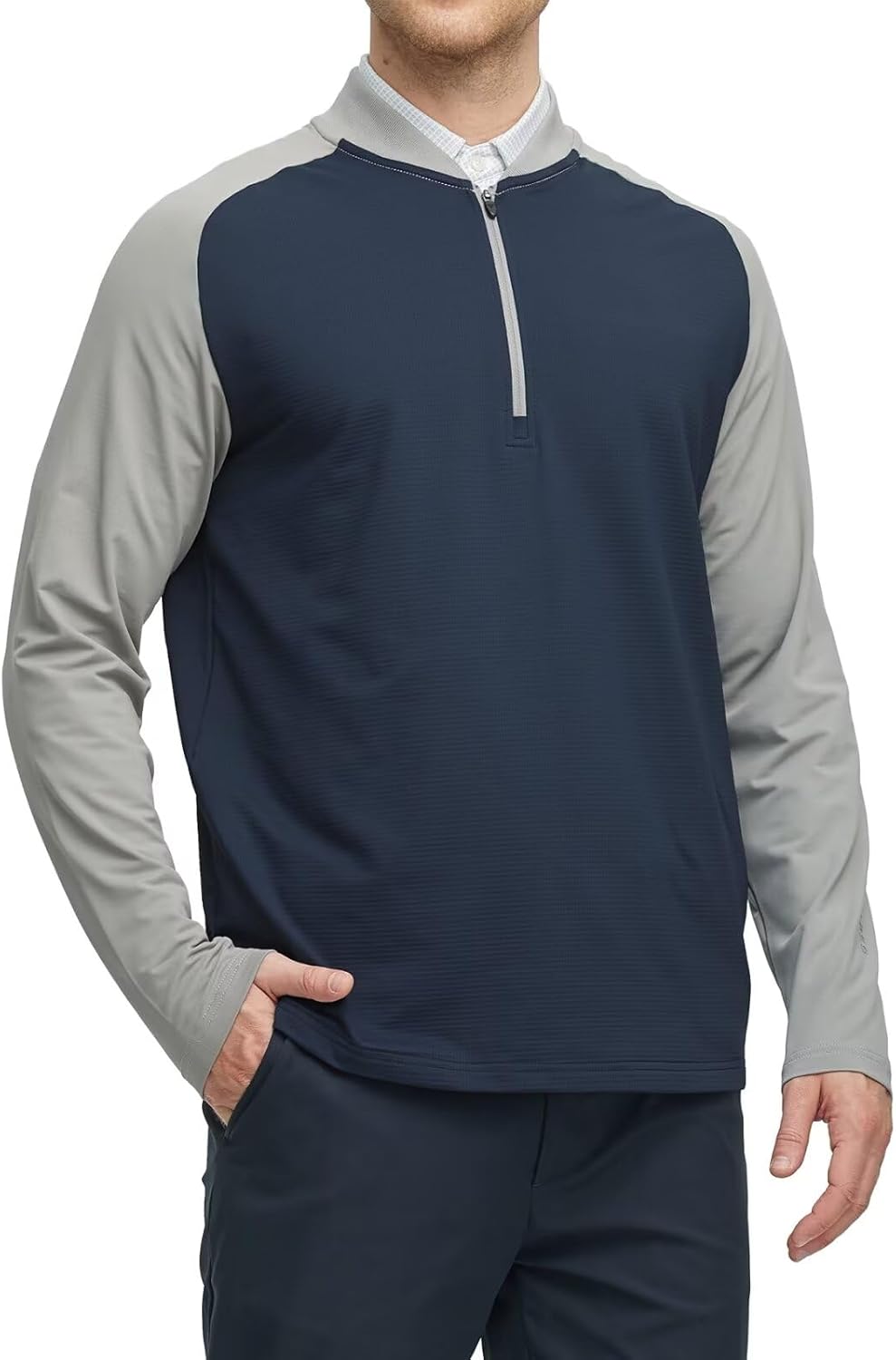M MAELREG Quarter Zip Pullover Men Moisture Wickin...