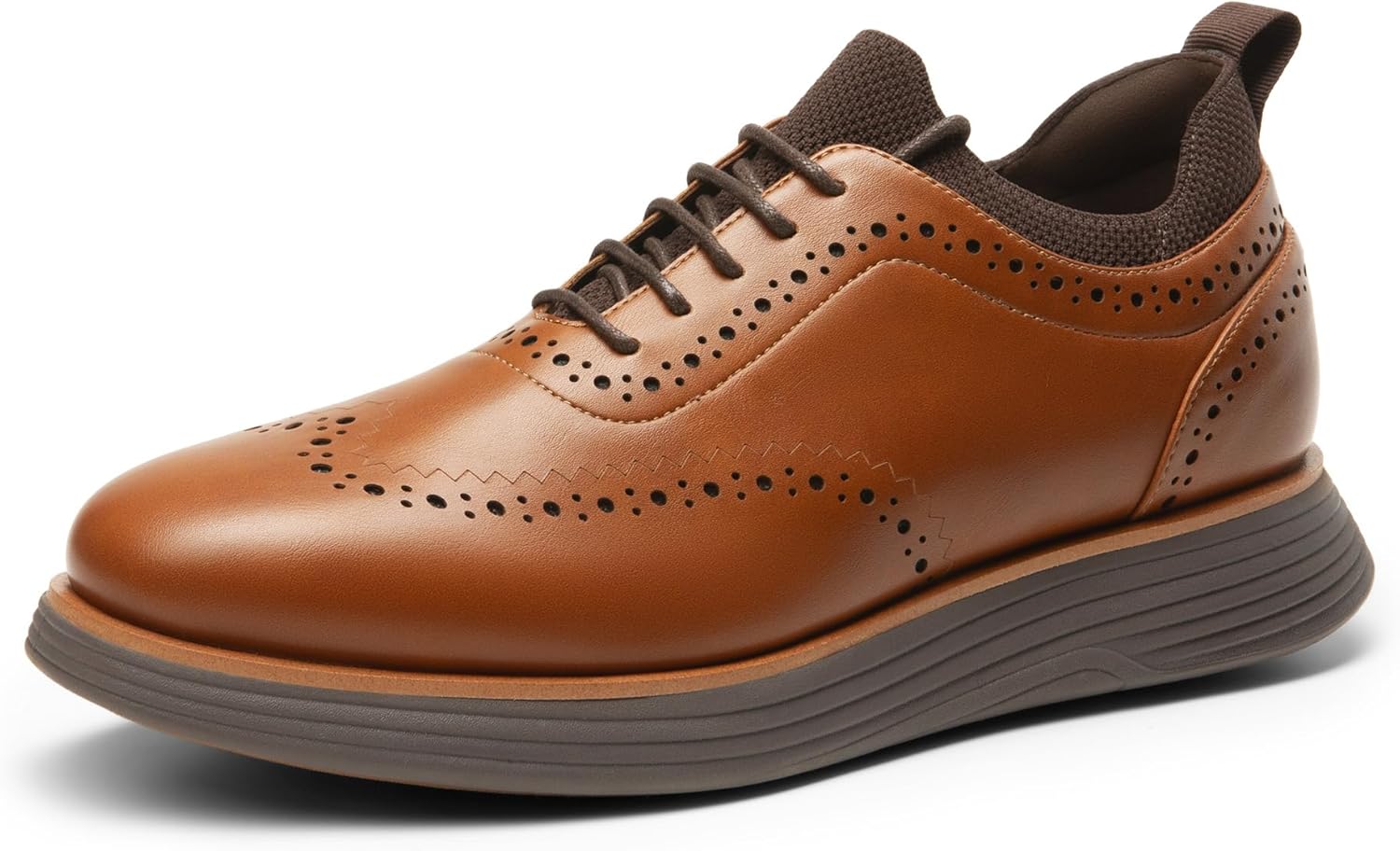 Bruno Marc Men's MaxFlex Dress Sneakers Oxfords Casual Wingtip Brogue Shoes 8.5...
