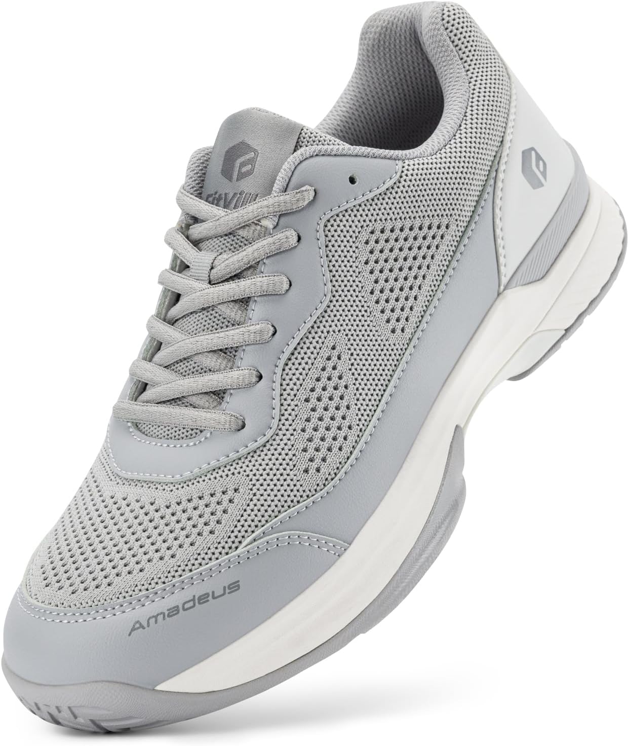 FitVille Wide Pickleball Shoes for Men Tennis Shoes Sneakers for All Court Racqu...