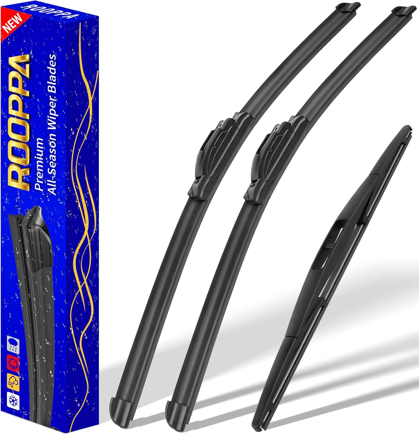 3 wipers Replacement for 2005-2022 Honda Odyssey, Windshield Wiper Blades Origin...