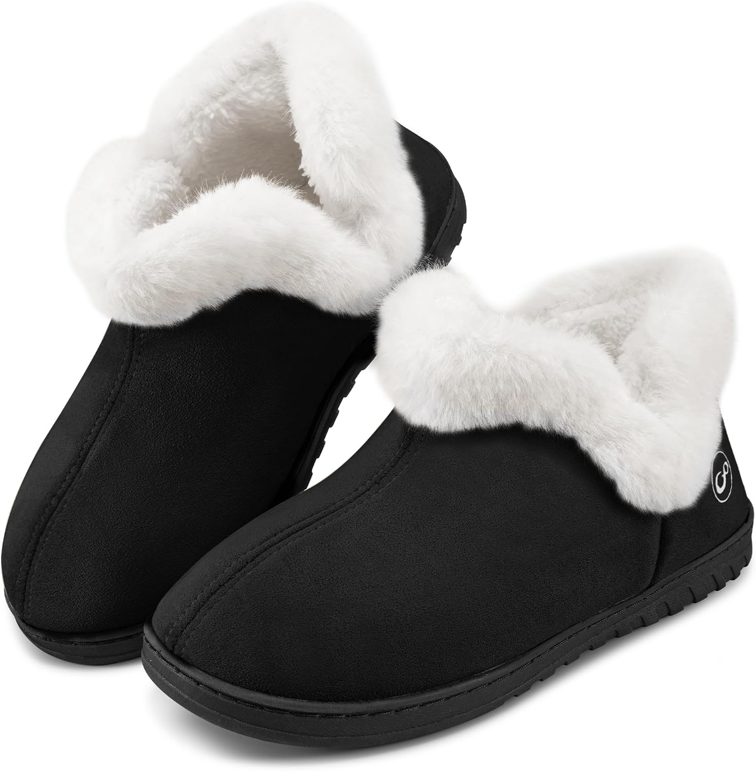 Ecetana Womens Slippers House Shoes: Memory Foam Comfy Closed Back Fuzzy Slipper...
