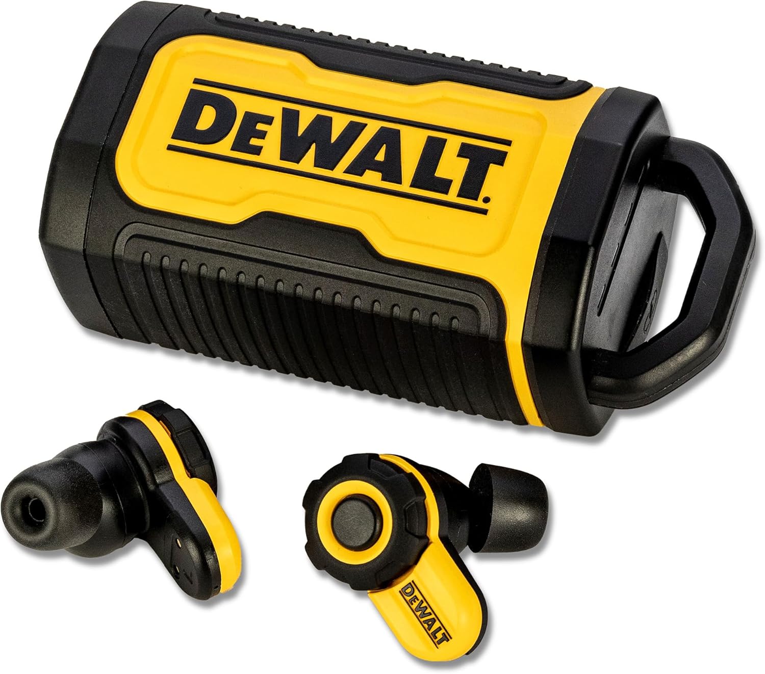 DEWALT Bluetooth Jobsite Pro X2 ANC True Wireless Earbuds, 38 dB Noise Reduction...