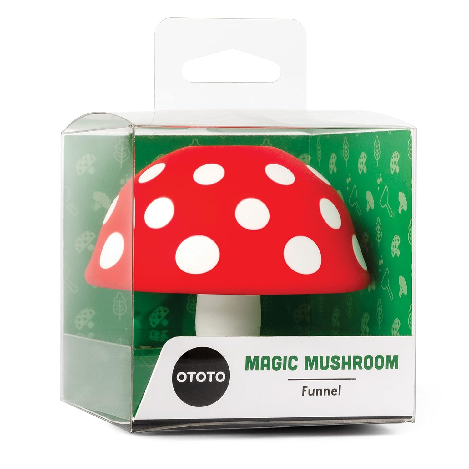 OTOTO Mushroom - Foldable Small Kitchen Funnel with Wide Mouth for Jars. Bottle...