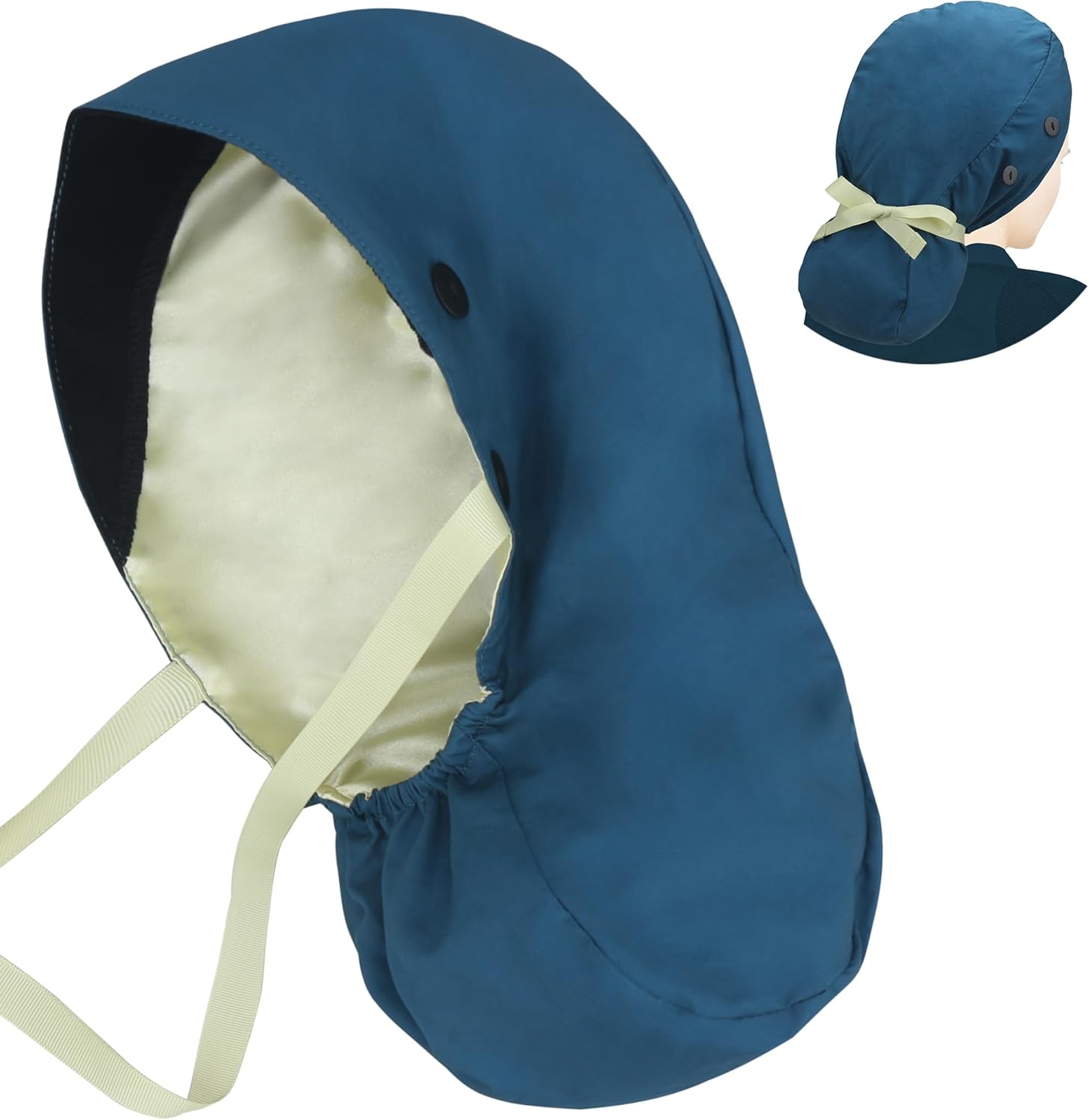 ABAMERICA Scrub Caps for Women Surgical Caps Nurse Hat Functional Ponytail Holde...