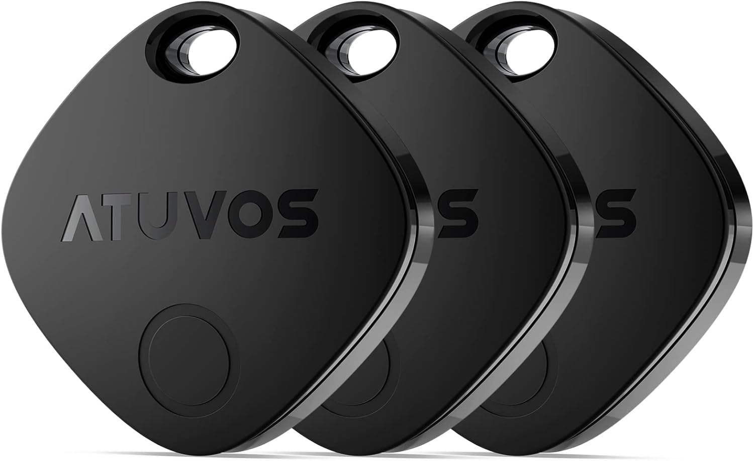 ATUVOS Air Tags-3 Pack, Bluetooth Luggage Tracker Works with Apple Find My (iOS...