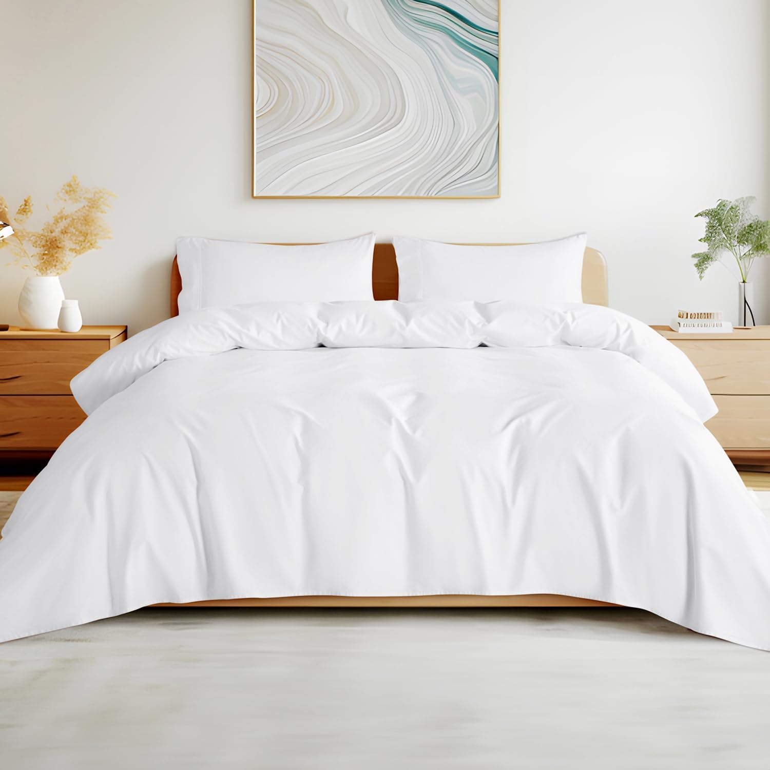 SONORO KATE 100% Egyptian Cotton Sheets - 800 Thread Count, Luxury Hotel Sateen...