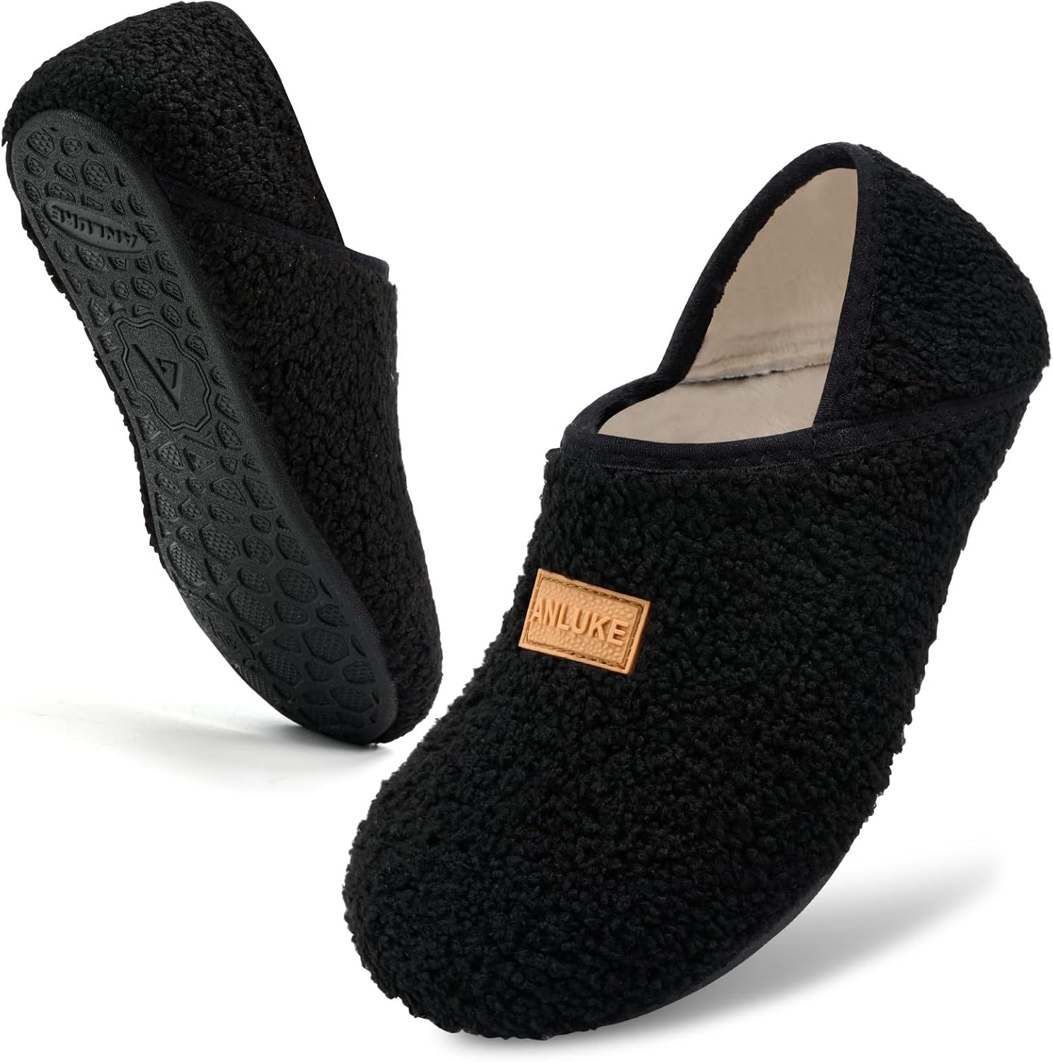 ANLUKE Slipper for Women Men Slipper Socks Fuzzy H...