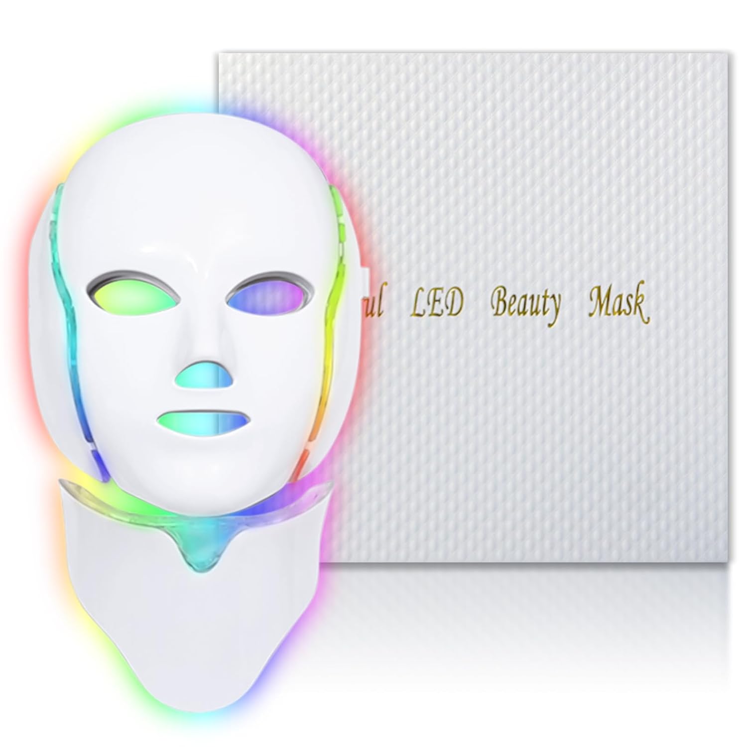 Red Light Therapy for Face, 7 Colors LED Face Mask Light Therapy, Led Face Mask...