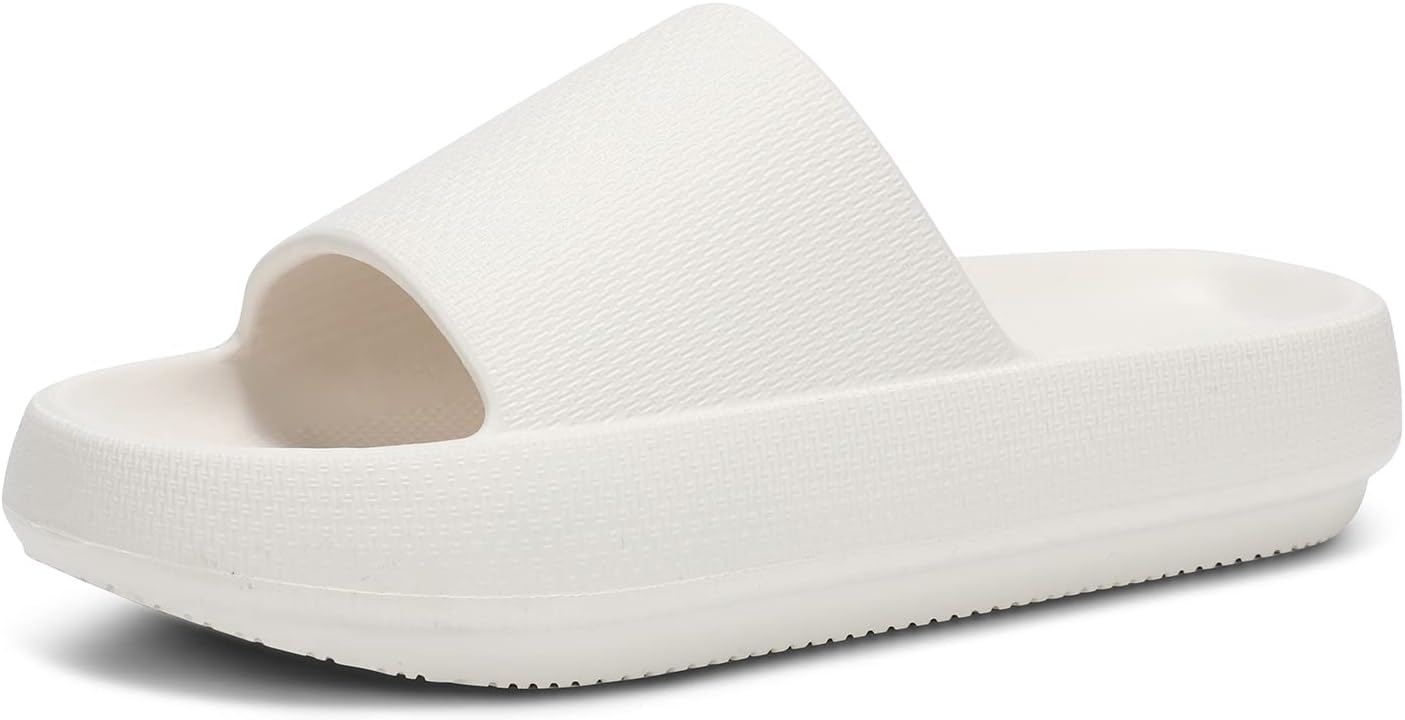 Dirk Slides for Women and Men Sandals Pillow Slippers Shower shoes Cushioned Clo...