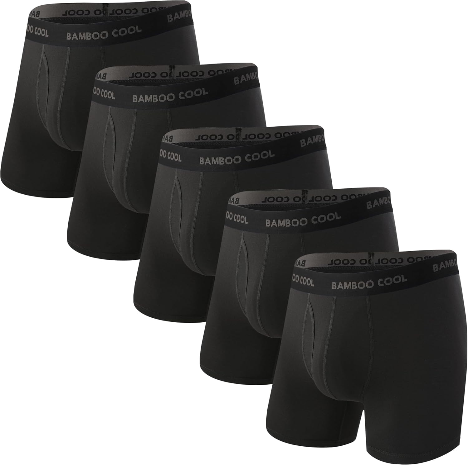 BAMBOO COOL Men's Ultra ComfortSoft Underwear, Moisture Wicking & Breathable No...