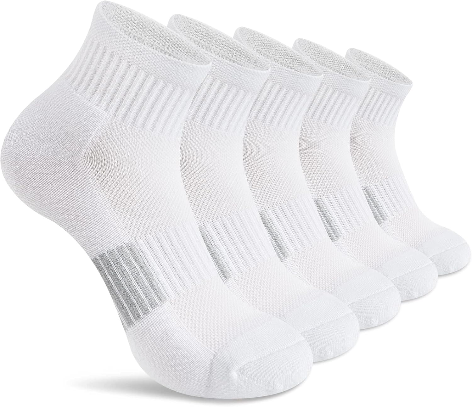 Gonii Ankle Socks Womens Athletic Thick Cushioned Running Hiking Low Cut 5-Pairs...
